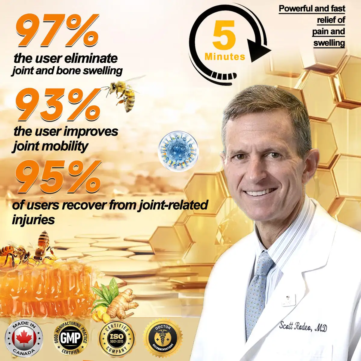 LOVILDS™ Botulinum Toxin & Bee Poison Pain-Relief Bone Healing Cream