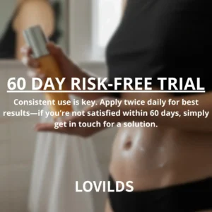 LOVILDS Cosmetics B-FLAT Belly Firming Cream | Stretch Mark, Tightening Belly Cream