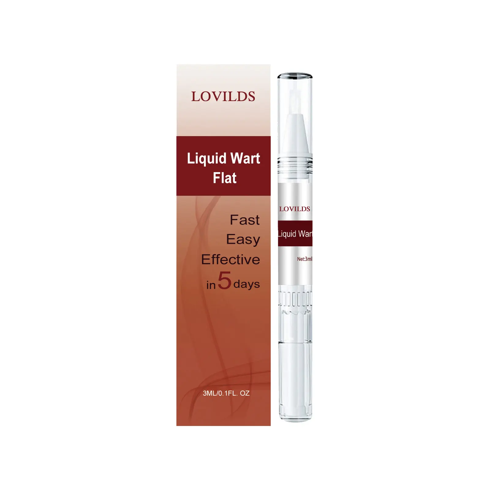 LOVILDS™ LIQUID WART FLAT This mole and wart removal cream gently cleanses, repairs, and softens the skin on your hands, feet, face, and neck.