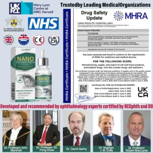 Lovilds® Nano Eye Drops Serum 👩‍⚕️ Royal College of Ophthalmologists Recommended (Suitable for presbyopia, dry eye syndrome, glaucoma, and cataracts)