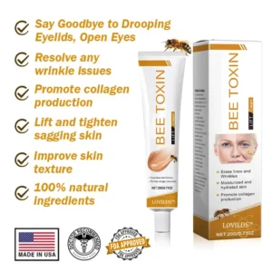 (Made and Shipped from USA) 🧑‍⚕️LOVILDS™ BEE TOXIN  Wrinkle Removal Cream