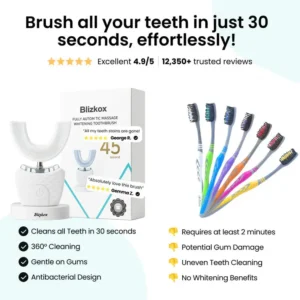 ✅ Official Store丨LOVILDS™  Fully Automatic Massage Whitening Toothbrush..
