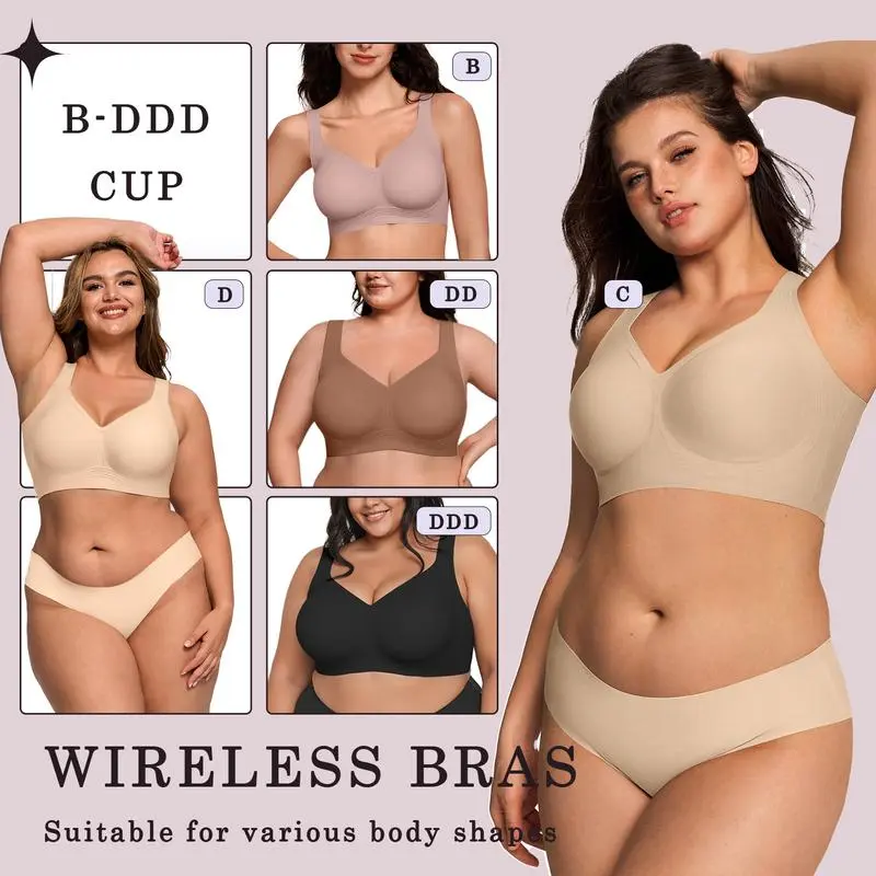 LOVILDS™ Full-Support Wireless Bra — Shape, Smooth & Stay Comfortable