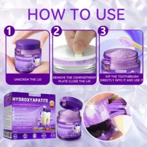 Lovilds® 𝐻𝑦𝑑𝑟𝑜𝑥𝑦𝑎𝑝𝑎𝑡𝑖𝑡𝑒 𝑇𝑜𝑜𝑡ℎ 𝑅𝑒𝑠𝑡𝑜𝑟𝑎𝑡𝑖𝑣𝑒 𝑃𝑜𝑤𝑑𝑒𝑟