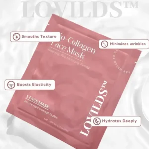 Smoother, Skin in Minutes – LOVILDS™ Collagen Mask