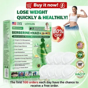 𝐎𝐟𝐟𝐢𝐜𝐢𝐚𝐥 𝐒𝐭𝐨𝐫𝐞 | 🧑⚕️🩺LOVILDS® 𝐌𝐨𝐫𝐢𝐧𝐠𝐚 · 𝐁𝐞𝐫𝐛𝐞𝐫𝐢𝐧𝐞 × 𝐍𝐀𝐃+ 𝟏𝟎-𝐢𝐧-𝟏 𝐀𝐝𝐯𝐚𝐧𝐜𝐞𝐝 𝐍𝐚𝐧𝐨 𝐌𝐢𝐜𝐫𝐨𝐧𝐞𝐞𝐝𝐥𝐞 𝐏𝐚𝐭𝐜𝐡 — 𝐎𝐧𝐜𝐞 𝐃𝐚𝐢𝐥𝐲, 𝐕𝐢𝐬𝐢𝐛𝐥𝐞 𝐑𝐞𝐬𝐮𝐥𝐭𝐬 𝐢𝐧 𝟕 𝐃𝐚𝐲𝐬