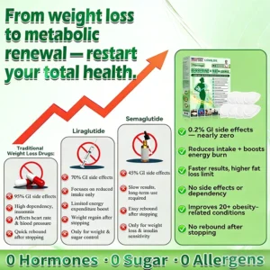 LOVILDS® 10-in-1 Nano Microneedle Patch One Patch a Day · Easy Metabolic Support