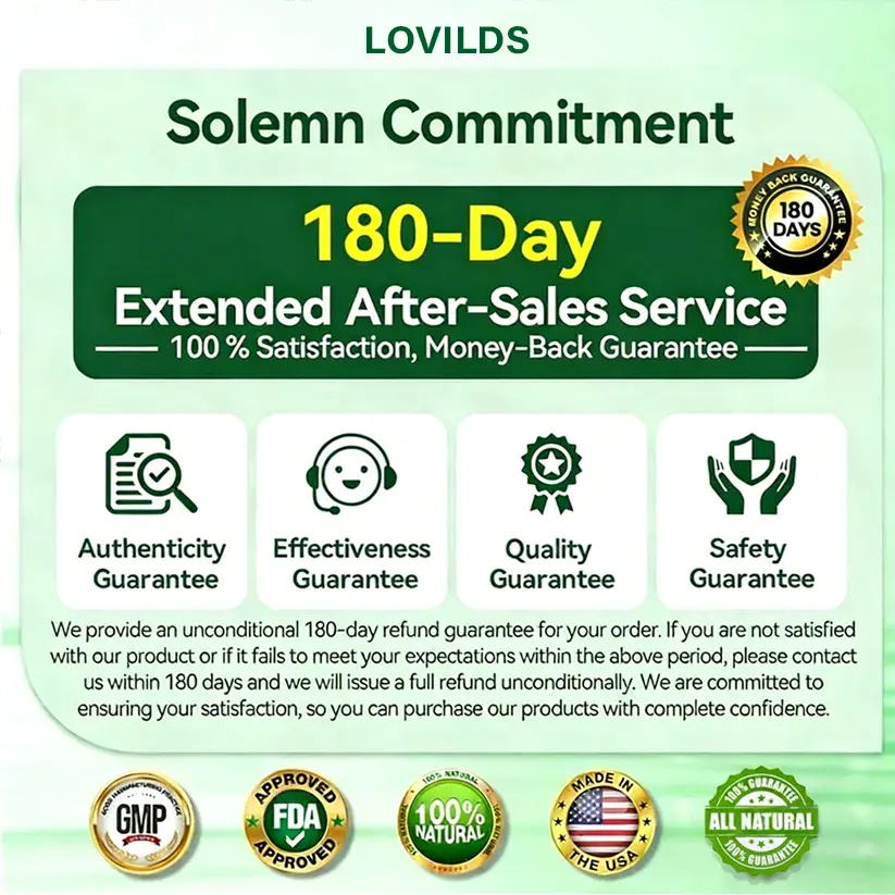 LOVILDS® 10-in-1 Nano Microneedle Patch One Patch a Day · Easy Metabolic Support