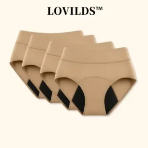 LOVILDS™ Leak-Proof Confidence Briefs – 4-Layer Absorbency for All-Day Dryness