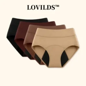 LOVILDS™ Leak-Proof Confidence Briefs – 4-Layer Absorbency for All-Day Dryness