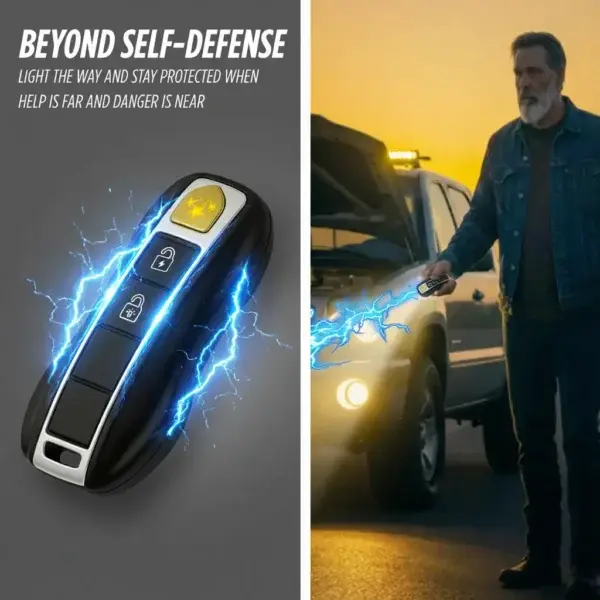 🔦 Voltax ShockForce 75M Stun Car Keychain ⚡ 2026 Flash Sale 75% OFF ️