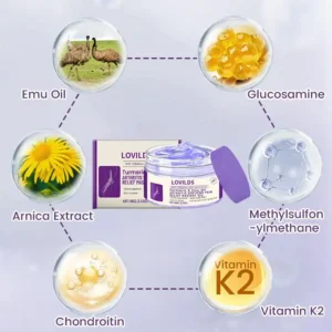 LOVILDS™ Arthritis Relief Gel: Turmeric & Emu Oil for Fast Soothing Relief