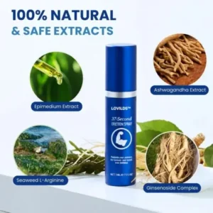LOVILDS™ Erectboost Vital Spray for Men, 2025 New Spray for Men, Mens Erection Sprays, Maintain Lasting Vitality and Quickly Enhance Male Charm