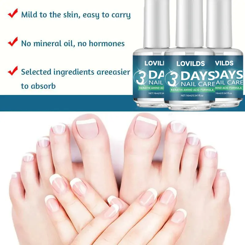 💖Last Day 50% OFF-LOVILDS™ 3 Days Nail Care Formula