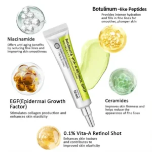 QIAWI™ Botulinum & Vita-A Retinol Shot Wrinkle-Lift Tightening cream