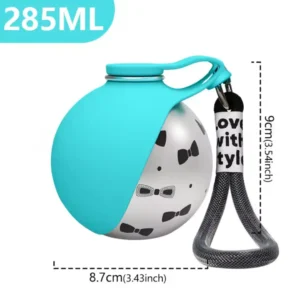 LOVILDS™ Dog Water Bottle with Bowl