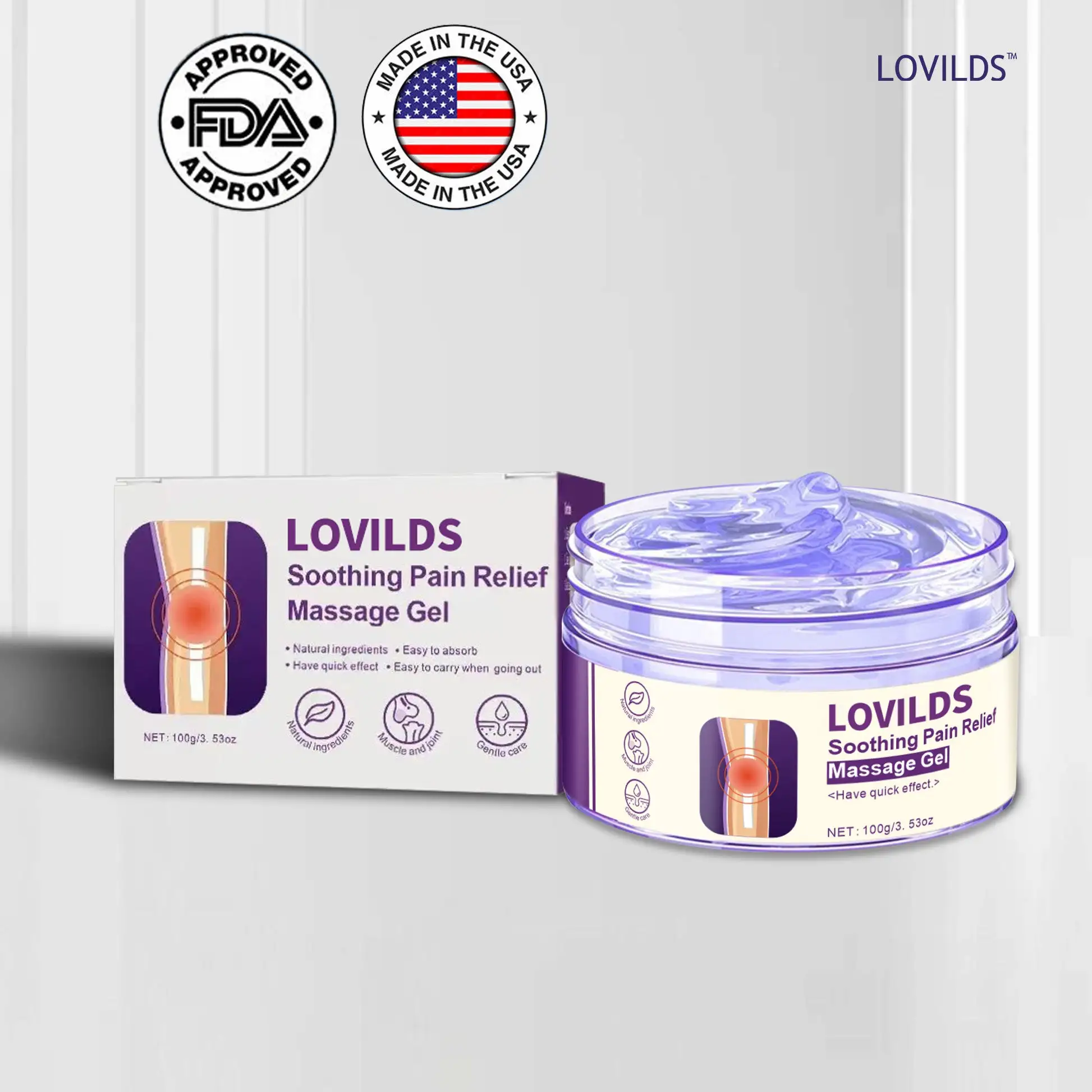 LOVILDS™ Natural Relief – Restore Mobility with Turmeric & Emu Oil