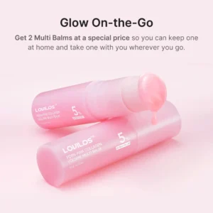 LOVILDS PDRN & Pink Collagen Solid Serum Multi-Stick | All-In-One Anti-Aging Volume Treatment for Face, Eyes & Neck