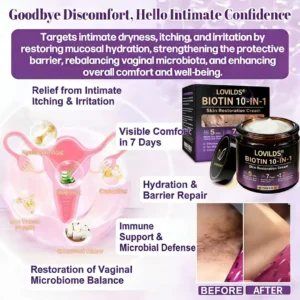 Made and Shipped from USA❤️LOVILDS® Biotin 10-in-1 Skin Restoration Cream 🍀