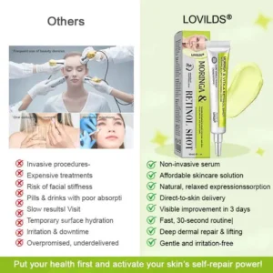 🧠👨⚕️Made and shipped from the USA 💫LOVILDS® moringa & Vita-A Retinol Shot Wrinkle-Lift Tightening cream - Last Day Promotion 50% OFF