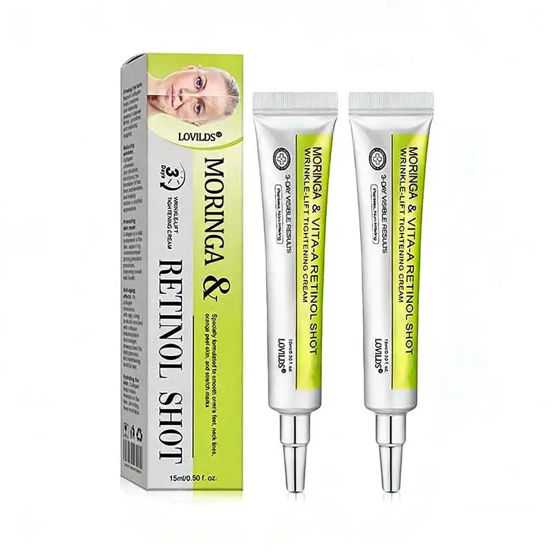 🧠👨⚕️Made and shipped from the USA 💫LOVILDS® moringa & Vita-A Retinol Shot Wrinkle-Lift Tightening cream - Last Day Promotion 50% OFF