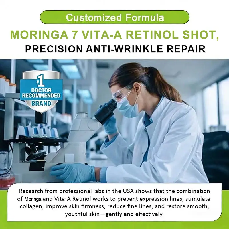 🧠👨⚕️Made and shipped from the USA 💫LOVILDS® moringa & Vita-A Retinol Shot Wrinkle-Lift Tightening cream - Last Day Promotion 50% OFF