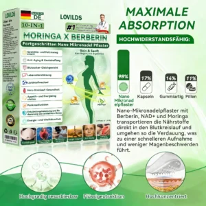 𝑶𝒇𝒇𝒊𝒄𝒊𝒂𝒍 𝑺𝒕𝒐𝒓𝒆  |🍁LOVILDS® 𝑴𝒐𝒓𝒊𝒏𝒈𝒂 𝒙 𝑩𝒆𝒓𝒃𝒆𝒓𝒊𝒏 10-𝑰𝑵-1 𝒇𝒐𝒓𝒕𝒈𝒆𝒔𝒄𝒉𝒓𝒊𝒕𝒕𝒆𝒏 𝑵𝒂𝒏𝒐 𝑴𝒊𝒌𝒓𝒐𝒏𝒂𝒅𝒆𝒍 𝑷𝒇𝒍𝒂𝒔𝒕𝒆𝒓 (𝑬𝒊𝒏𝒎𝒂𝒍 𝒕ä𝒈𝒍𝒊𝒄𝒉, 𝒔𝒊𝒄𝒉𝒕𝒃𝒂𝒓𝒆 𝑽𝒆𝒓ä𝒏𝒅𝒆𝒓𝒖𝒏𝒈𝒆𝒏 𝒊𝒏 7 𝑻𝒂𝒈𝒆𝒏）✅ 𝑨𝒅𝒊𝒑𝒐𝒔𝒊𝒕𝒂𝒔, 𝑫𝒊𝒂𝒃𝒆𝒕𝒆𝒔, 𝑺𝒄𝒉𝒍𝒂𝒇𝒂𝒑𝒏𝒐𝒆 𝒖𝒏𝒅 𝑮𝒆𝒍𝒆𝒏𝒌𝒑𝒓𝒐𝒃𝒍𝒆𝒎𝒆