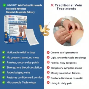 LOVILDS® 𝑽𝗲𝗶𝙣 𝘾𝐨𝐧𝘁𝗼𝙪𝙧 𝙈𝙞𝐜𝐫𝒐𝒏𝒆𝗲𝗱𝗹𝙚 𝙋𝙖𝐭𝐜𝒉 𝒘𝒊𝘁𝗵 𝗔𝙙𝙫𝙖𝙣𝙘𝐞𝐝 𝐃𝒊𝒐𝒔𝗺𝙞𝐧 & 𝑯𝒆𝘀𝗽𝗲𝙧𝙞𝙙𝙞𝐧 𝐃𝒆𝒍𝒊𝒗𝗲𝗿𝙮🌿𝟕-𝐃𝐚𝐲 𝐕𝐢𝐬𝐢𝐛𝐥𝐞 𝐑𝐞𝐬𝐮𝐥𝐭𝐬 𝐟𝐨𝐫 𝐕𝐚𝐫𝐢𝐜𝐨𝐬𝐞 𝐕𝐞𝐢𝐧𝐬