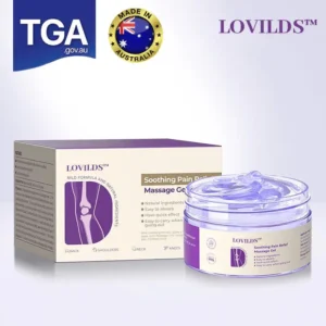 LOVILDS™ Arthritis Pain Relief Gel - Turmeric & Emu Oil Formula for Joint & Muscle Soothing - 🩺 TGA Approved & AAD Recommended - Non-Greasy, Fast Absorbing
