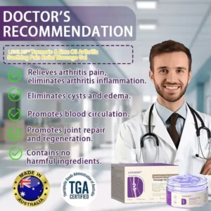 LOVILDS™ Arthritis Pain Relief Gel - Turmeric & Emu Oil Formula for Joint & Muscle Soothing - 🩺 TGA Approved & AAD Recommended - Non-Greasy, Fast Absorbing