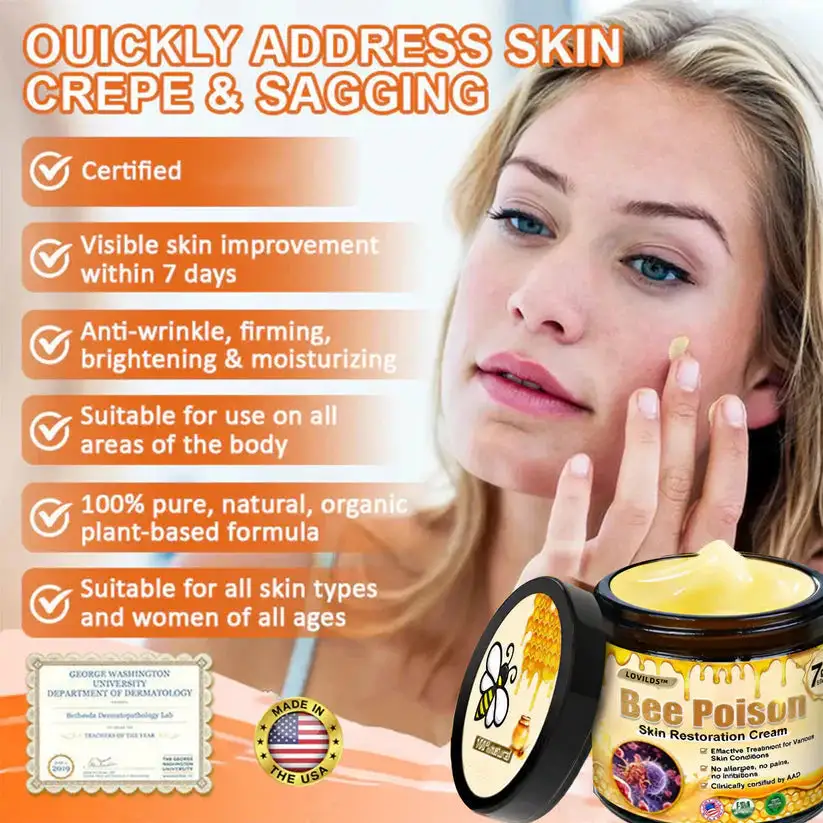 LOVILDS™ Bee Poison Skin Restoration Cream | Professional Repair Formula