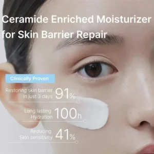 LOVILDS Ceramide Ato Concentrate Cream for Dry & Sensitive Skin | 100-Hour Hydration Face & Body Moisturizer | Helps Repair Moisture Barrier | Gentle for Babies & Adults | Vegan, 6.76 fl oz