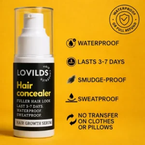 LOVILDS Hair Concealer 50ML - Waterproof 3–7 days.
