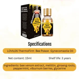 LOVILDS® ThermoFirm  Bee Poison Gynecomastia Oil