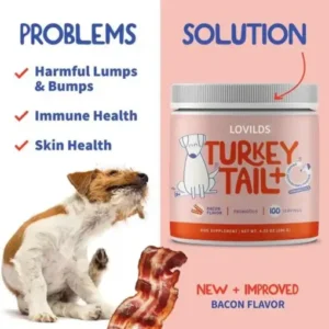 LOVILDS™ Turkey Tail Mushroom + Probiotic Formula