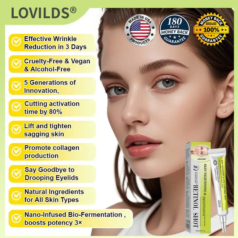 💫Lovilds® Botin & Vita-A Retinol Shot Wrinkle-Lift Tightening Cream - Last Day Promotion 70% OFF