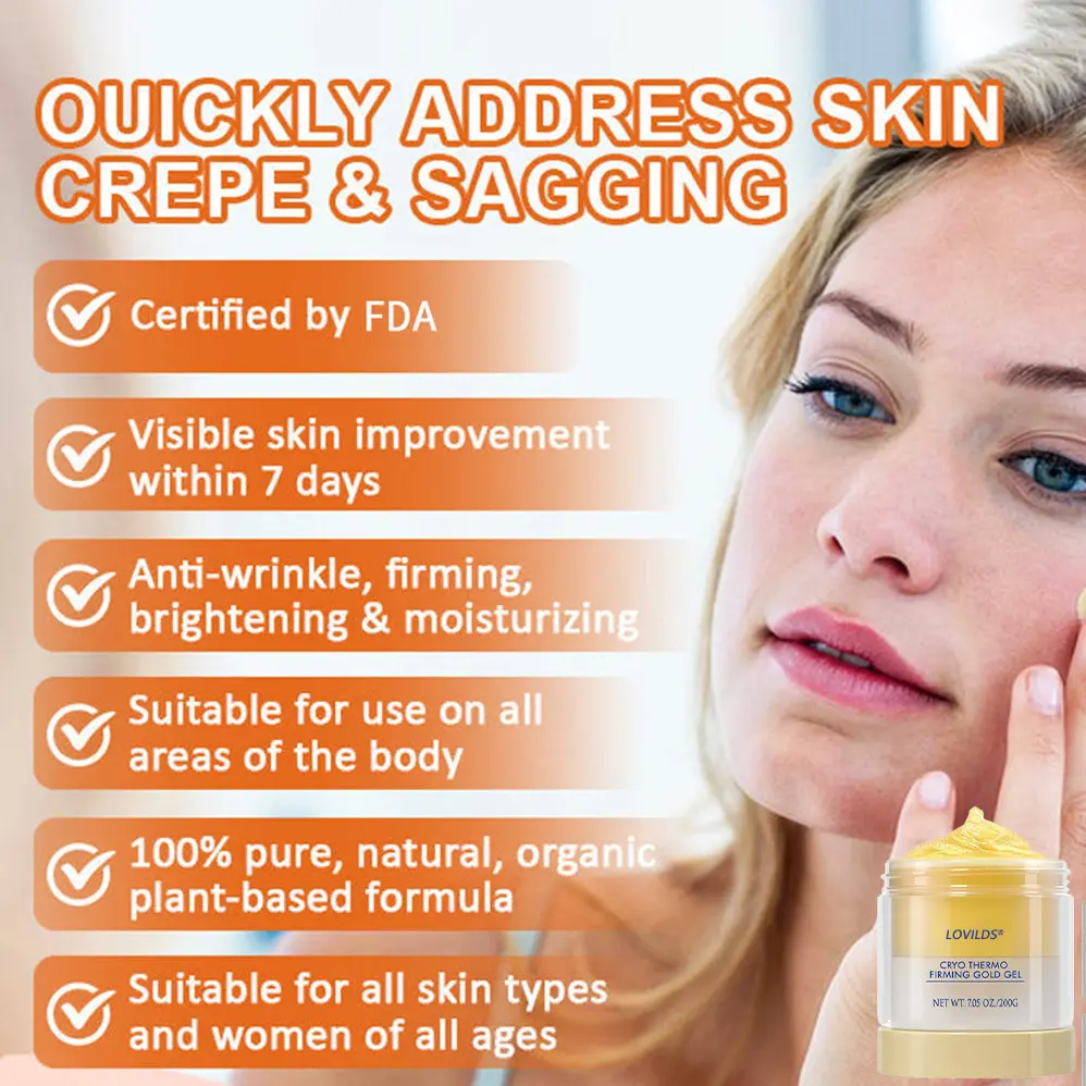 ✨✨Made and Shipped from US🇬🇧LOVILDS®Tightening Burn Gold Massage Cream(⏳LAST DAY 70% OFF)✨