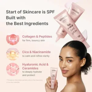 No Cast Just Glow | LOVILDS SPF SunScreen + Collagen Boost