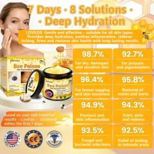 ✨Recommended by USA Skincare Research Center · Official LOVILDS® Store✨ ✨ Bee Poison Skin Renewal Cream✨