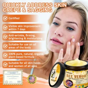 USA’s #1 LOVILDS™ Bee Venom Skin Restoration Cream — Smooth, Heal & Revitalize Your Skin