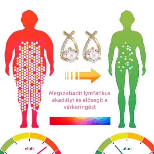 (🔥UTOLSÓ NAPI AKCIÓ – 80% KEDVEZMÉNY) LOVILDS™ Nyirokcsomó Germánium Fülbevalók