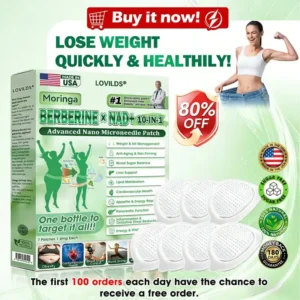 𝐎𝐟𝐟𝐢𝐜𝐢𝐚𝐥 𝐔𝐒 𝐒𝐭𝐨𝐫𝐞 ✅ LOVILDS® Moringa · Berberine × NAD+ 𝟏𝟎-𝐢𝐧-𝟏 𝐀𝐝𝐯𝐚𝐧𝐜𝐞𝐝 𝐍a𝐧𝐨 𝐌𝐢𝐜𝐫𝐨𝐧𝐞𝐞𝐝𝐥𝐞 𝐏𝐚𝐭𝐜𝐡 — 𝐎𝐧𝐜𝐞 𝐃𝐚𝐢𝐥𝐲, 𝐕𝐢𝐬𝐢𝐛𝐥𝐞 𝐑𝐞𝐬𝐮𝐥𝐭𝐬 𝐢𝐧 𝟕 𝐃𝐚𝐲𝐬