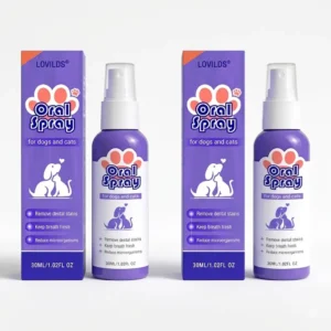 🐾LOVILDS® Pet Oral Spray ✅ Freshen Breath, Remove Tartar & Promote gum regeneration, stabilize teeth 🦷-$AC