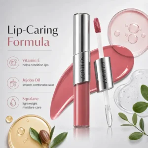 LOVILDS — Dual-Ended Liquid Lipstick with Velvet Matte Color and Gloss
– Esomny