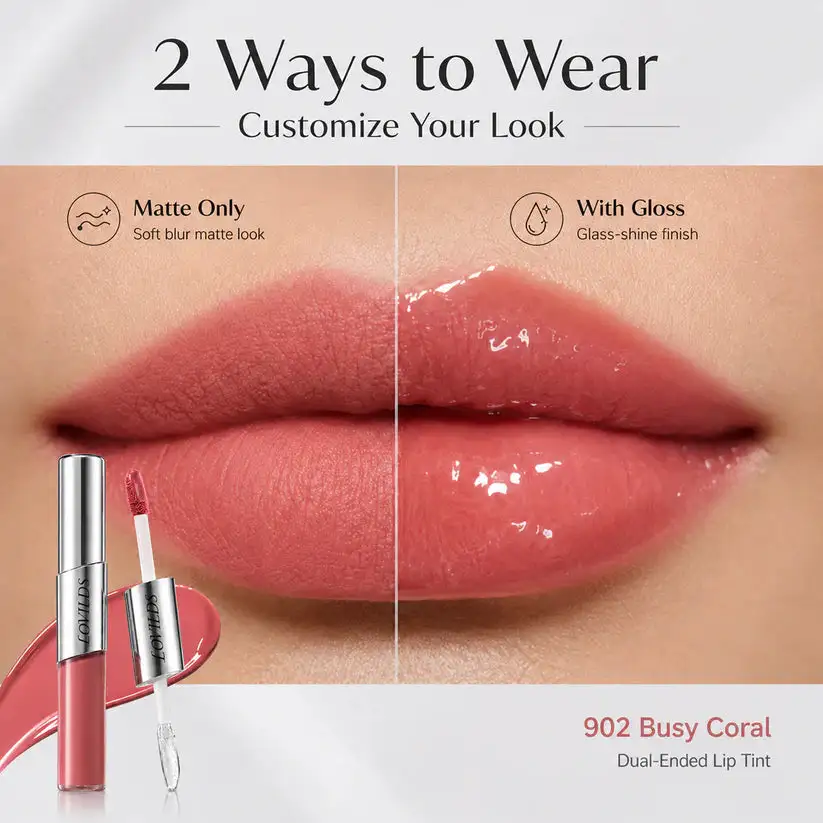 LOVILDS — Dual-Ended Liquid Lipstick with Velvet Matte Color and Gloss
– Esomny
