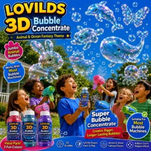 LOVILDS 3D Bubble Concentrate Animal &Ocean Fantasy Theme