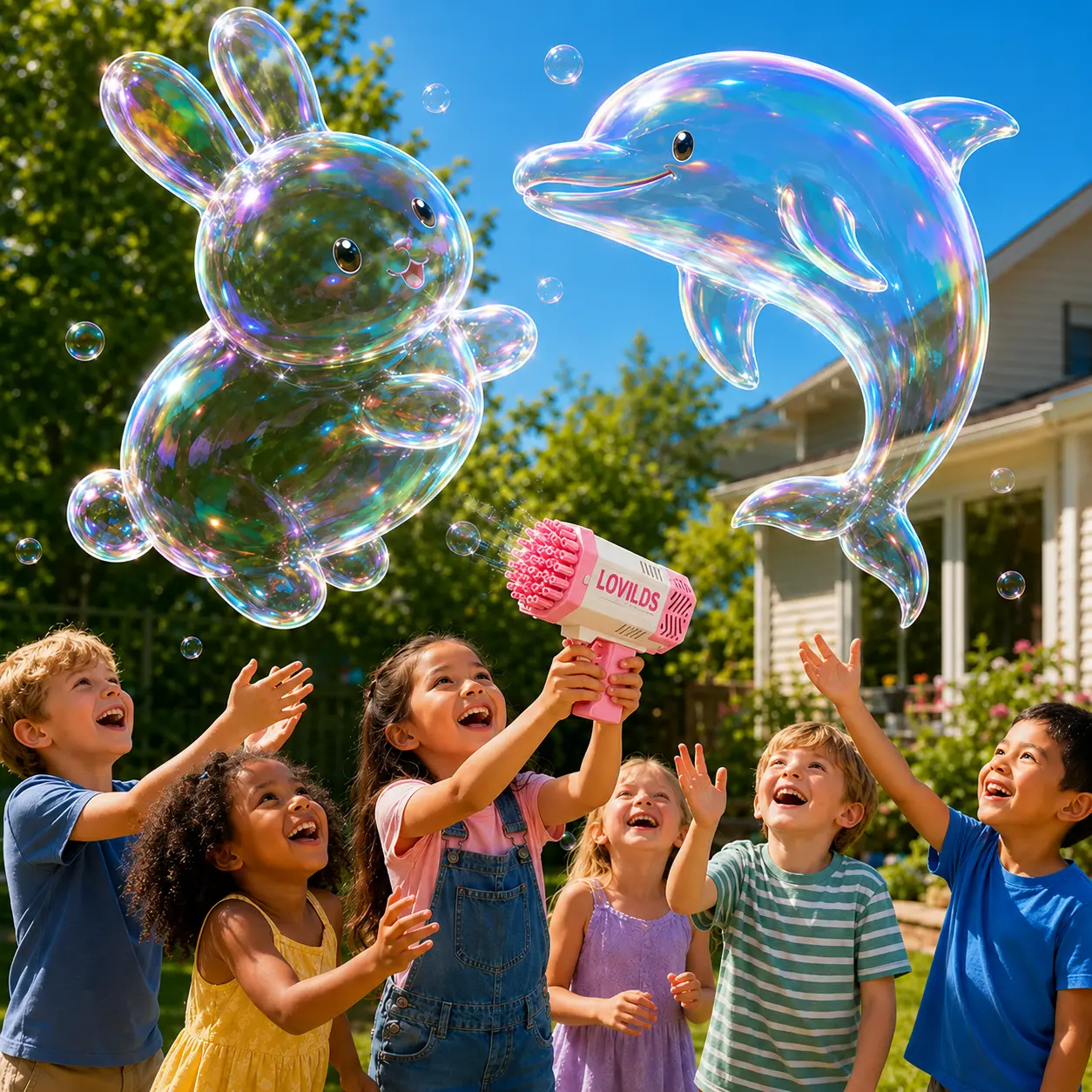 LOVILDS 3D Bubble Concentrate Animal &Ocean Fantasy Theme