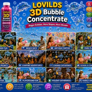 LOVILDS 3D Bubble Concentrate Animal &Ocean Fantasy Theme