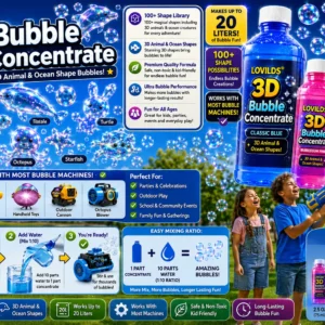 LOVILDS 3D Bubble Concentrate Animal &Ocean Fantasy Theme