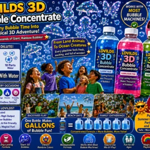 LOVILDS 3D Bubble Concentrate Animal &Ocean Fantasy Theme